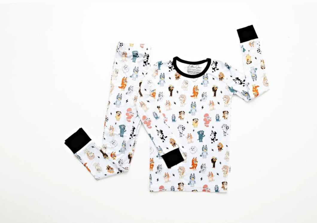 Blue Dog & Friends Pajamas