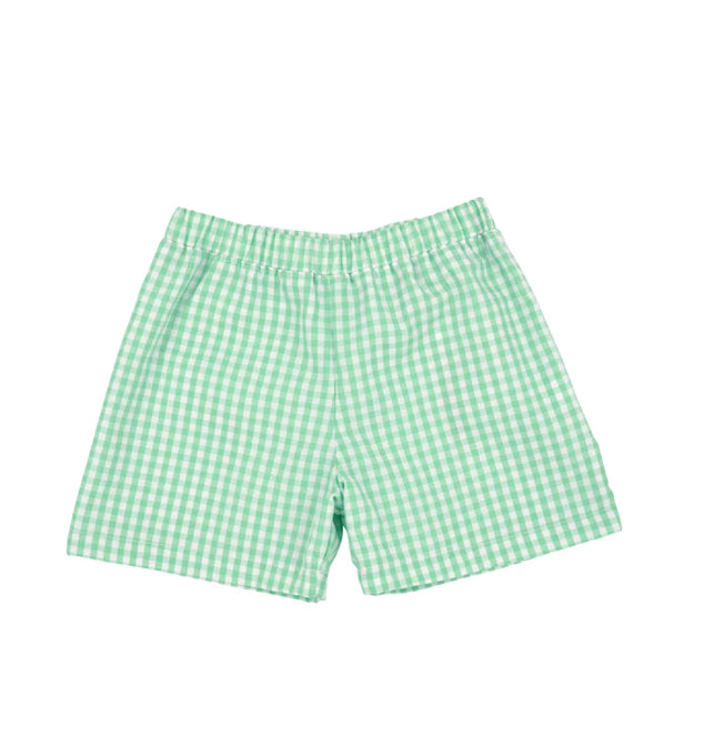 Shelton Shorts Grafton Green Gingham With Worth Avenue White Stork