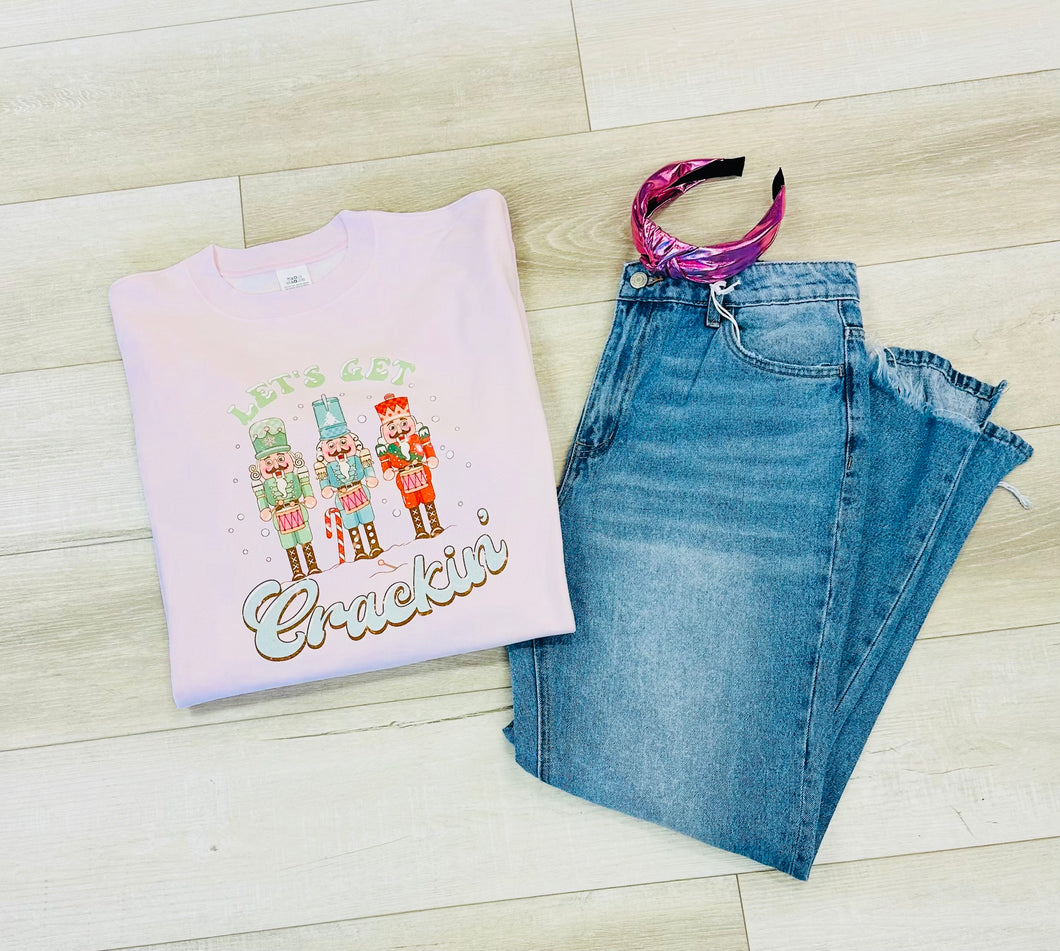Pink Crackin' Crewneck