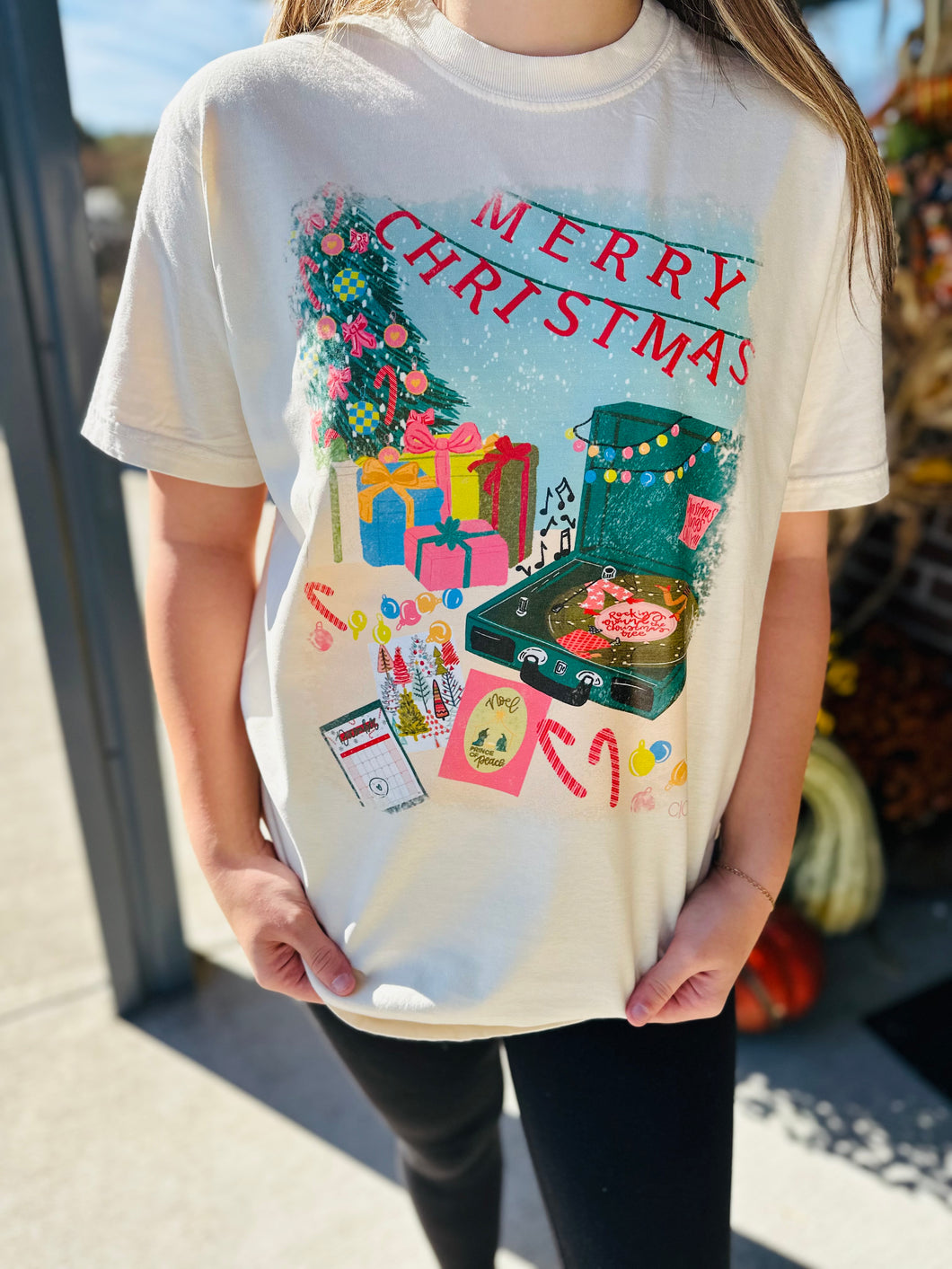 a vintage christmas tee