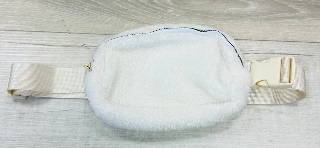 Sherpa fanny pack/white