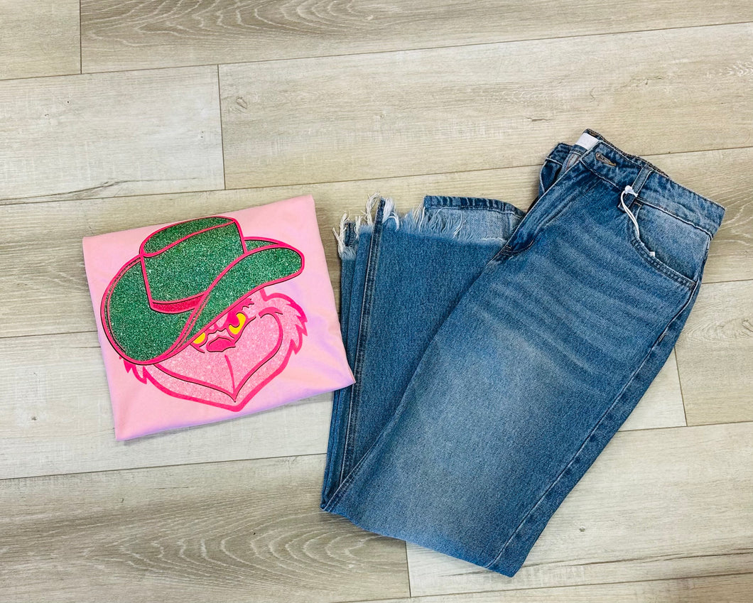 Pink Grinch Tee