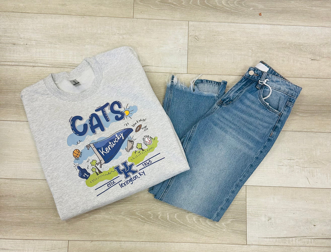 Cats Crewneck