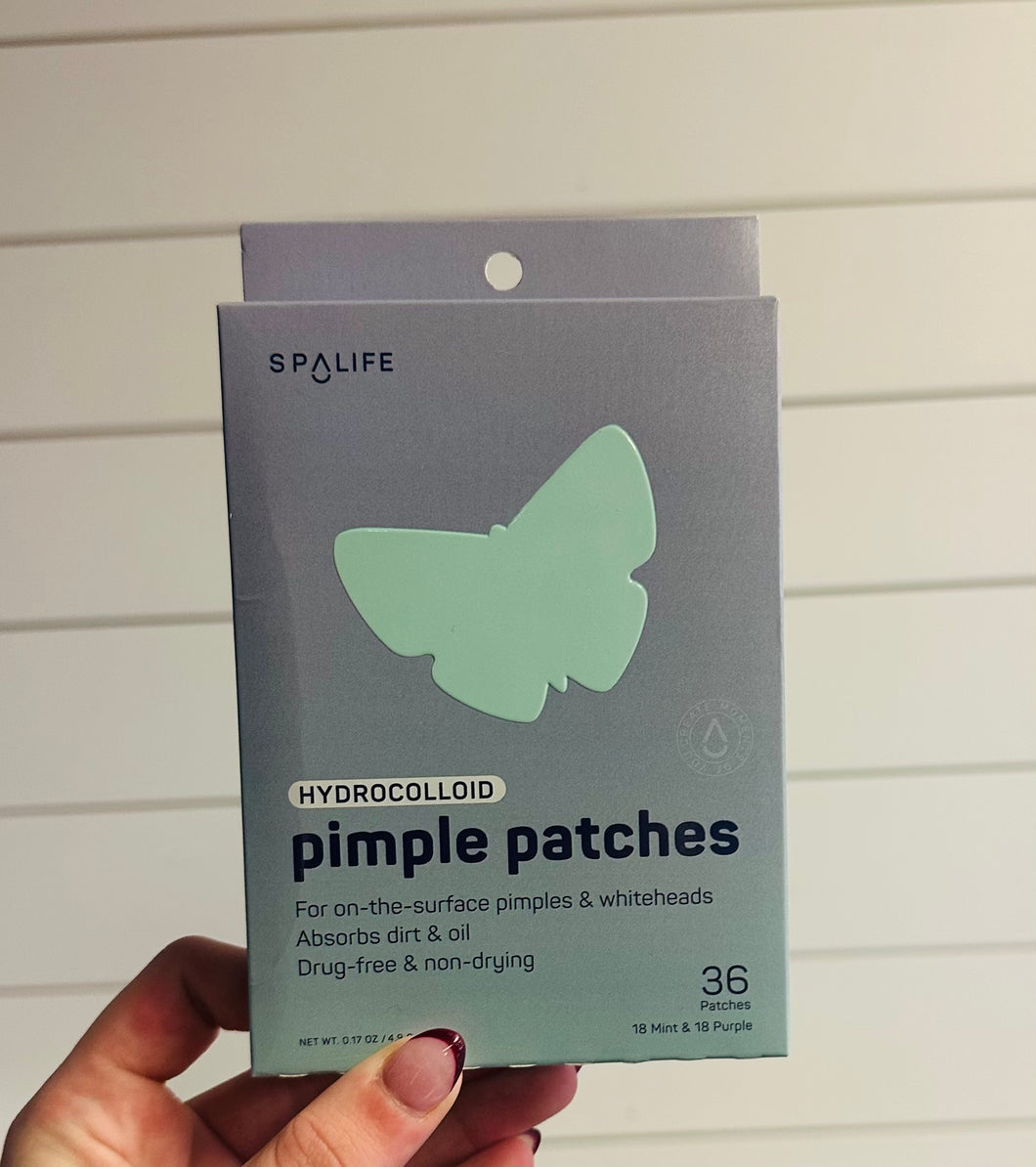 Hydrocolloid Mint & Purple Butterfly Pimple Patches