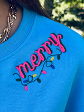 Load image into Gallery viewer, Merry Crewneck Embroidery
