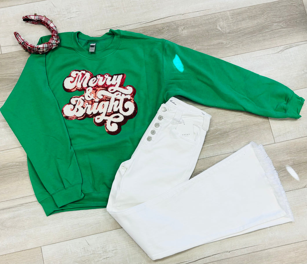 Merry & Bright crewneck