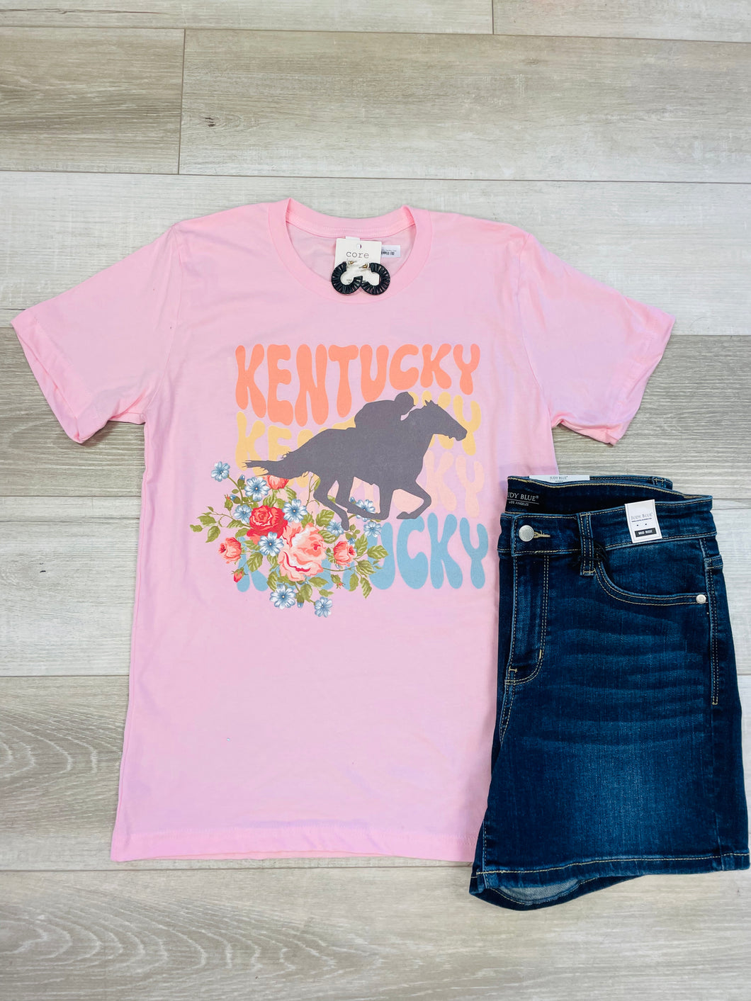 KENTUCKY Horse Pink Soft tee