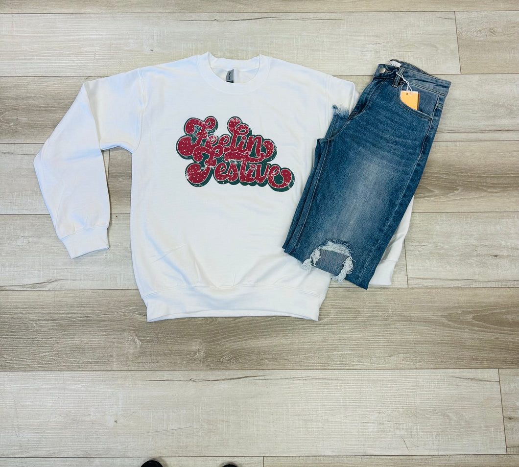 Feelin Festive Crewneck