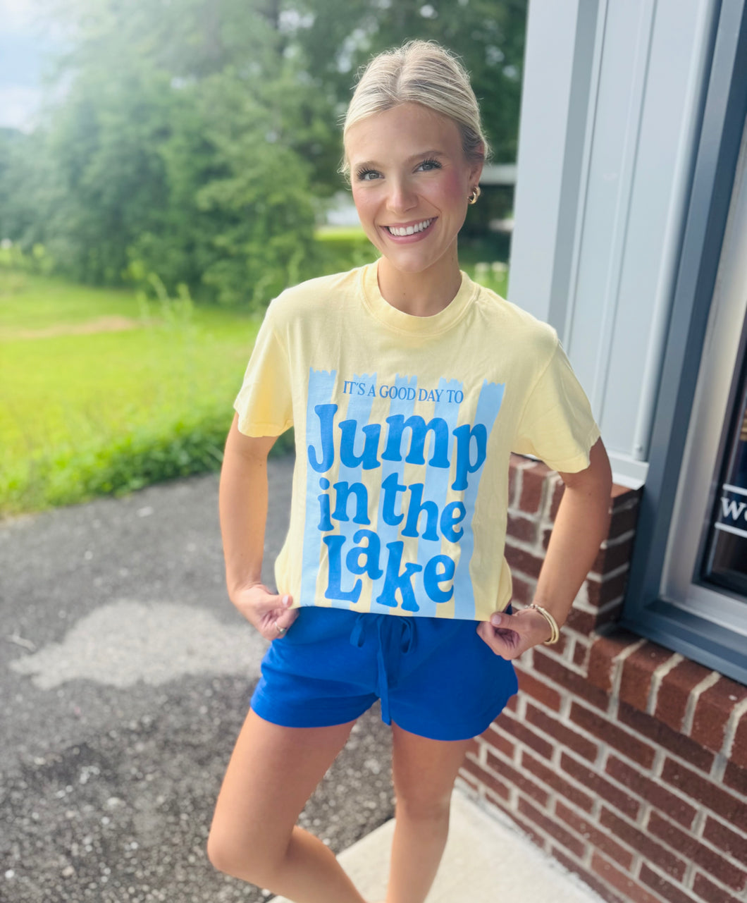 Jump in the lake Comfort Color Tee