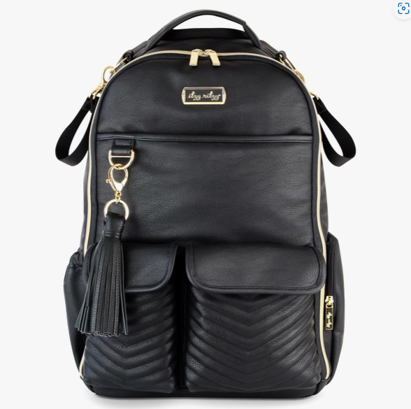 Jetsetter Black Boss Backpack™ Diaper Bag