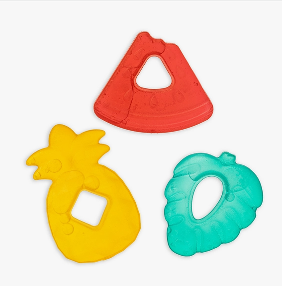 Cutie Coolers™ Water Filled Teethers (3-pack) - Fruit