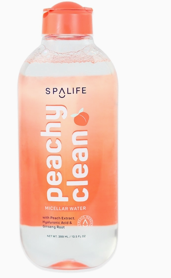 Peachy Clean Micellar Water & Hyaluronic Acid Makeup Remover