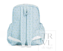 Load image into Gallery viewer, Backpack- Petite Fleur Blue
