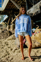 Load image into Gallery viewer, Beach Reversible Mock-neck Crop Sweatshirt
