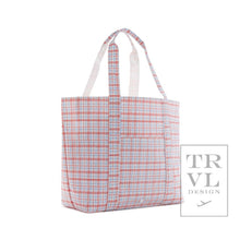 Load image into Gallery viewer, Jumbo Tote - X-large Tote Classic Plaid Red: Classic Plaid Red
