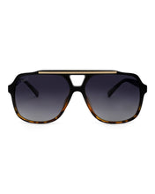 Load image into Gallery viewer, Astrid - Women's Oversized Aviator Sunglasses: Gradient Cheetah
