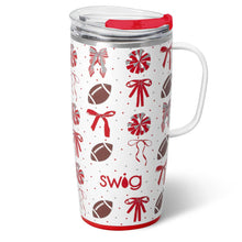 Load image into Gallery viewer, We've Got Spirit Red + Grey Travel Mug (22oz)

