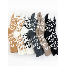 Load image into Gallery viewer, Plush Cozy Leopard Socks: MIX COLOR / ONE(12)
