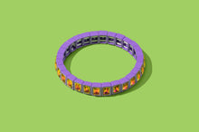 Load image into Gallery viewer, Enamel Stretch Bracelet - Small Gems - Penelope -Asst Colors: Yellow

