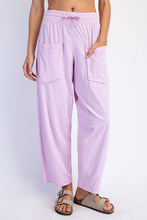 Load image into Gallery viewer, P566437-Ankle Length Cotton Slub Barrel Pant: Lemonilla / S-M-L (2-2-2)
