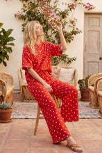 Load image into Gallery viewer, (Original Design) Heavy Scuba Polka Dot Short Sleeve Set: RED/WHITE / M
