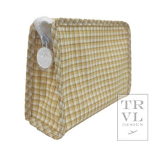 Load image into Gallery viewer, Roadie Medium - Rodeo Check Hay Zip Pouch: Rodeo Check Hay
