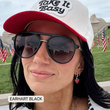Load image into Gallery viewer, Earhart - Women’s Aviator Sunglasses–Polarized Everyday Chic: Marble
