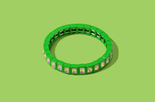 Load image into Gallery viewer, Enamel Stretch Bracelet - Small Gems - Penelope -Asst Colors: Pink

