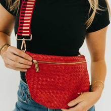 Load image into Gallery viewer, Westlyn Woven Bum Bag - TOP SELLER: Emerald
