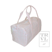 Load image into Gallery viewer, Weekender - Pimlico Plaid Pink Duffel Bag
