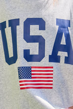 Load image into Gallery viewer, Grey Reversible USA/America Graphic Sweatshirt
