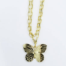 Load image into Gallery viewer, Wings of Grace Double Chain Necklace
