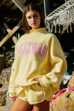 Load image into Gallery viewer, DILLY DALLY Reversible Mockneck Sweatshirt/Butter Yellow
