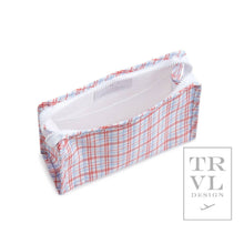Load image into Gallery viewer, Roadie Medium - Bunny Toile Green Zip Pouch
