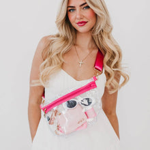Load image into Gallery viewer, Kehlani Clear Stadium Bum Bag: Black
