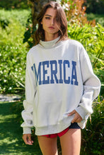 Load image into Gallery viewer, Grey Reversible USA/America Graphic Sweatshirt
