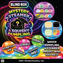 Load image into Gallery viewer, Fun Doh BLIND BOX Squishy Steamer Dumpling VIRAL- 12/Display: Wholesale Price
