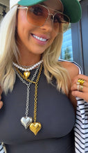 Load image into Gallery viewer, PEARL HEART NECKLACE
