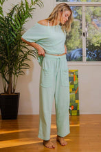 Load image into Gallery viewer, P566437-Ankle Length Cotton Slub Barrel Pant: Lemonilla / S-M-L (2-2-2)
