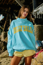 Load image into Gallery viewer, DILLY DALLY Reversible Mockneck Sweatshirt/Butter Yellow
