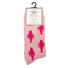 Load image into Gallery viewer, Women&#39;s Nutcracker Snuggle Socks   Pink   One Size
