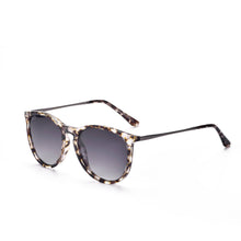 Load image into Gallery viewer, Midnight - Women's Polarized Medium Horn Sunglasses: Ash
