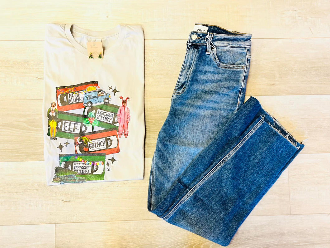 Christmas movie tee