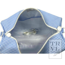 Load image into Gallery viewer, Weekender - Gingham Sky Duffel Bag
