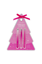Load image into Gallery viewer, Celavi 46326H Merry Vibes Only 3pc Precision Tweezers - 12

