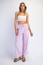 Load image into Gallery viewer, P566437-Ankle Length Cotton Slub Barrel Pant: Lemonilla / S-M-L (2-2-2)

