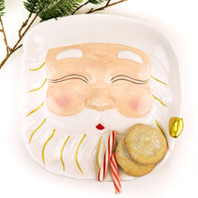 Load image into Gallery viewer, White Santa Platter
