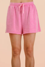 Load image into Gallery viewer, Mineral Washed Knit Casual Top &amp; Shorts: CORAL
