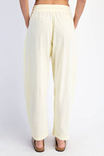 Load image into Gallery viewer, P566437-Ankle Length Cotton Slub Barrel Pant: Lemonilla / S-M-L (2-2-2)
