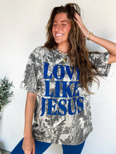 Load image into Gallery viewer, Love Like Jesus Camo Tee
